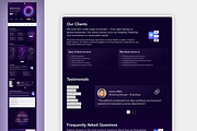 SAAS, Startup & Technology Website, a Wix Template by Kitteeh (Thumbnail 4 of 20)