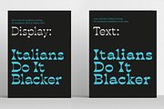 Blackest - 8 fonts, a Serif Font by Zetafonts (Thumbnail 9 of 14)