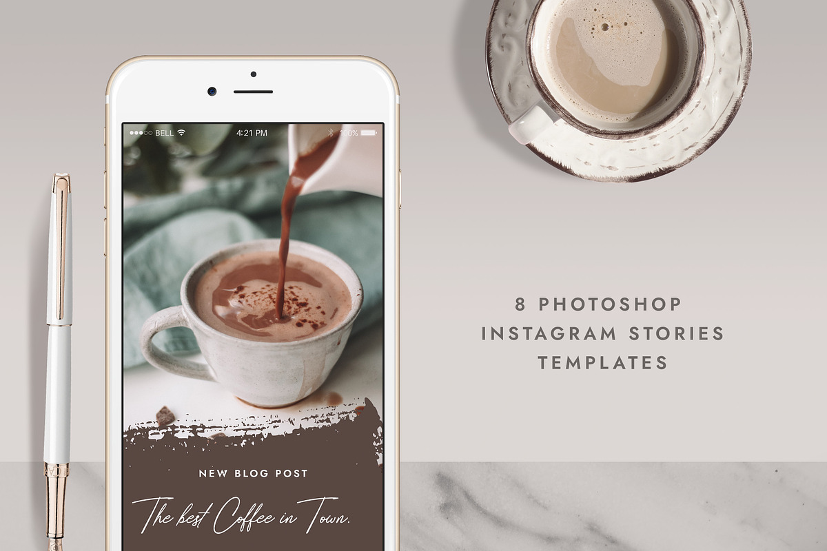 Instagram Storyies for Blogger IN003, a Social Media Template by Draca Design Co (Photo 5 of 7)