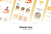 Food Delivery Web Design, a Wireframe Template by INSPR STD (Thumbnail 6 of 6)