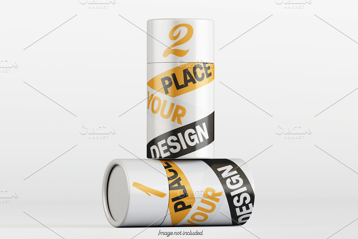 Paper tube mockup bundles V1, a Packaging Mockup by Ambo Ampeng (Photo 19 of 26)
