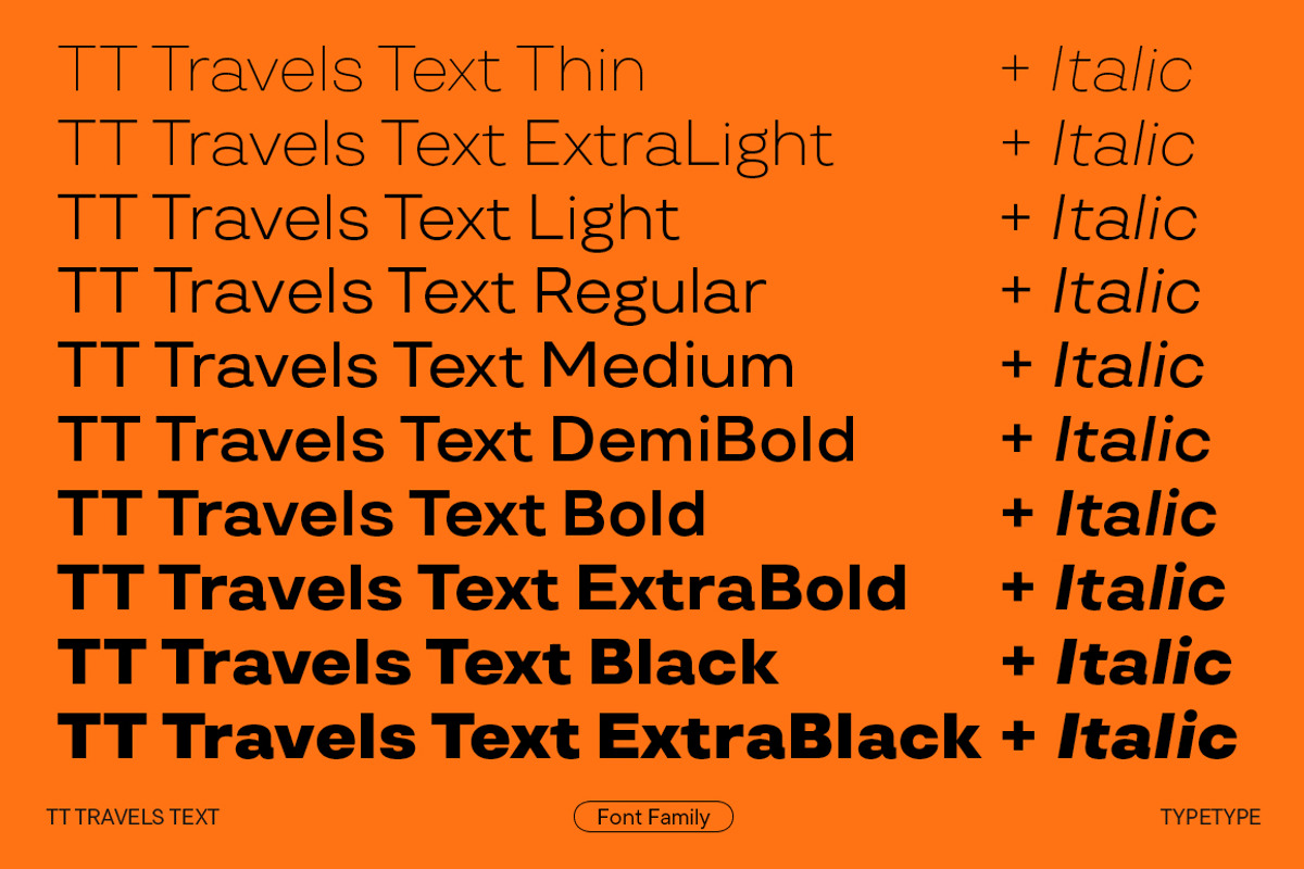 TT Travels Text, a Sans Serif Font by TypeType (Photo 6 of 15)