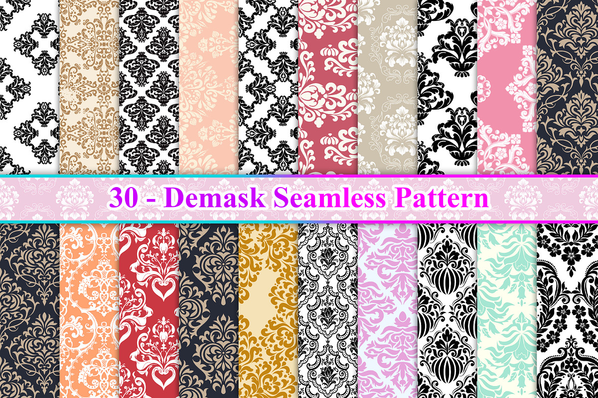 Damask Seamless Pattern, a Pattern Graphic by Digital Studio (Photo 1 of 5)