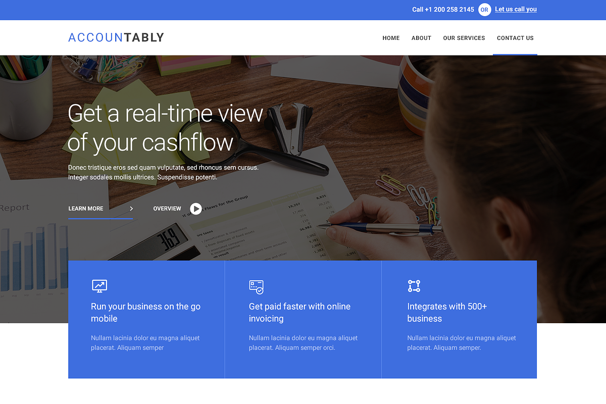 Landing/Homepage PSD Bundle, a Websites & App Template by Ultra Fire Themes (Photo 1 of 4)