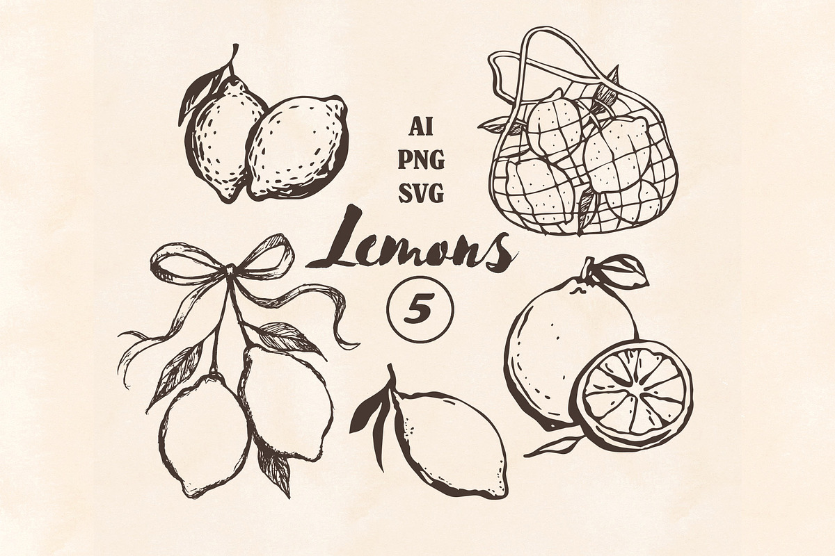 Whimsical Berry Fruit Bundle SVG PNG, a Food Illustration by Marie T (Photo 6 of 36)