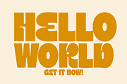 Gilroy - Retro Display Font, a Sans Serif Font by Luna Shop (Thumbnail 4 of 9)