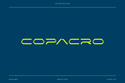 Copacro - Modern Futuristic Typeface, a Font by Letterna (Thumbnail 1 of 4)
