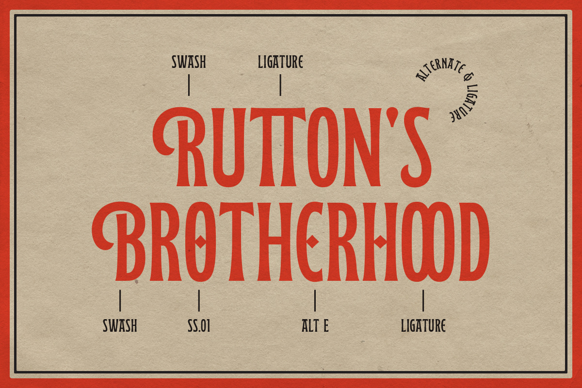 Garyford Vintage Display Font, a Serif Font by Martype Co (Photo 2 of 10)