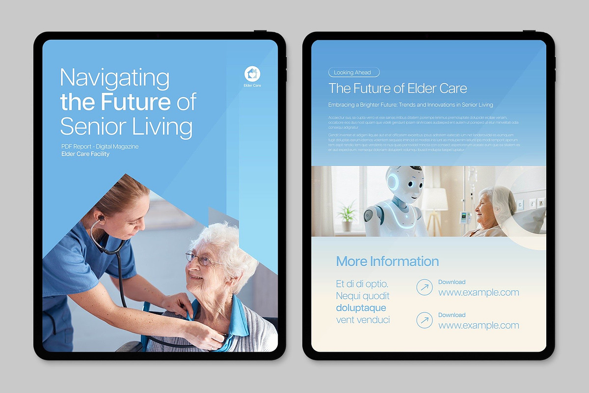 Eldercare Digital Brochure Template, a Brochure Template by BrandPacks (Photo 5 of 6)
