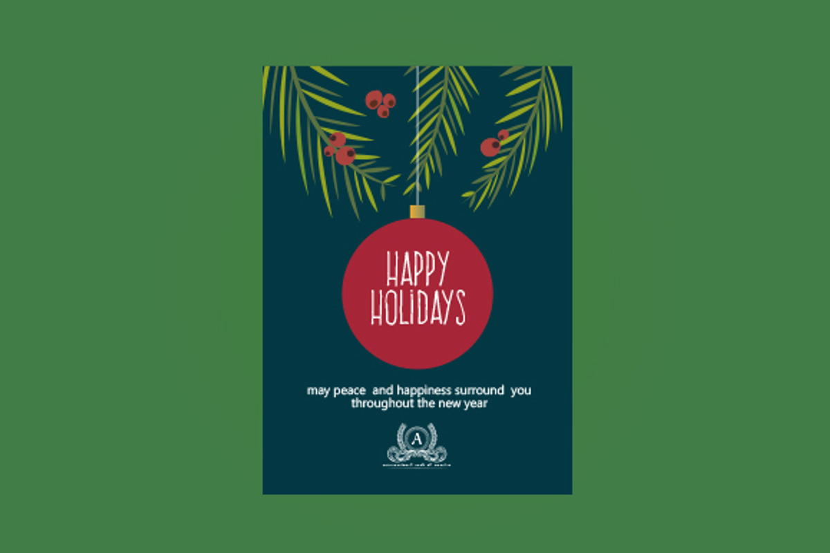Happy Holidays Card for Business, a Card Template by Woow Party (Photo 2 of 2)