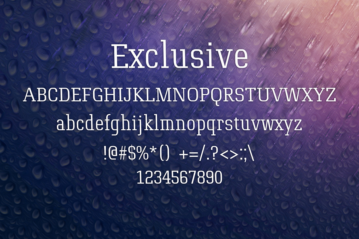 EXCLUSIVE font preview 2