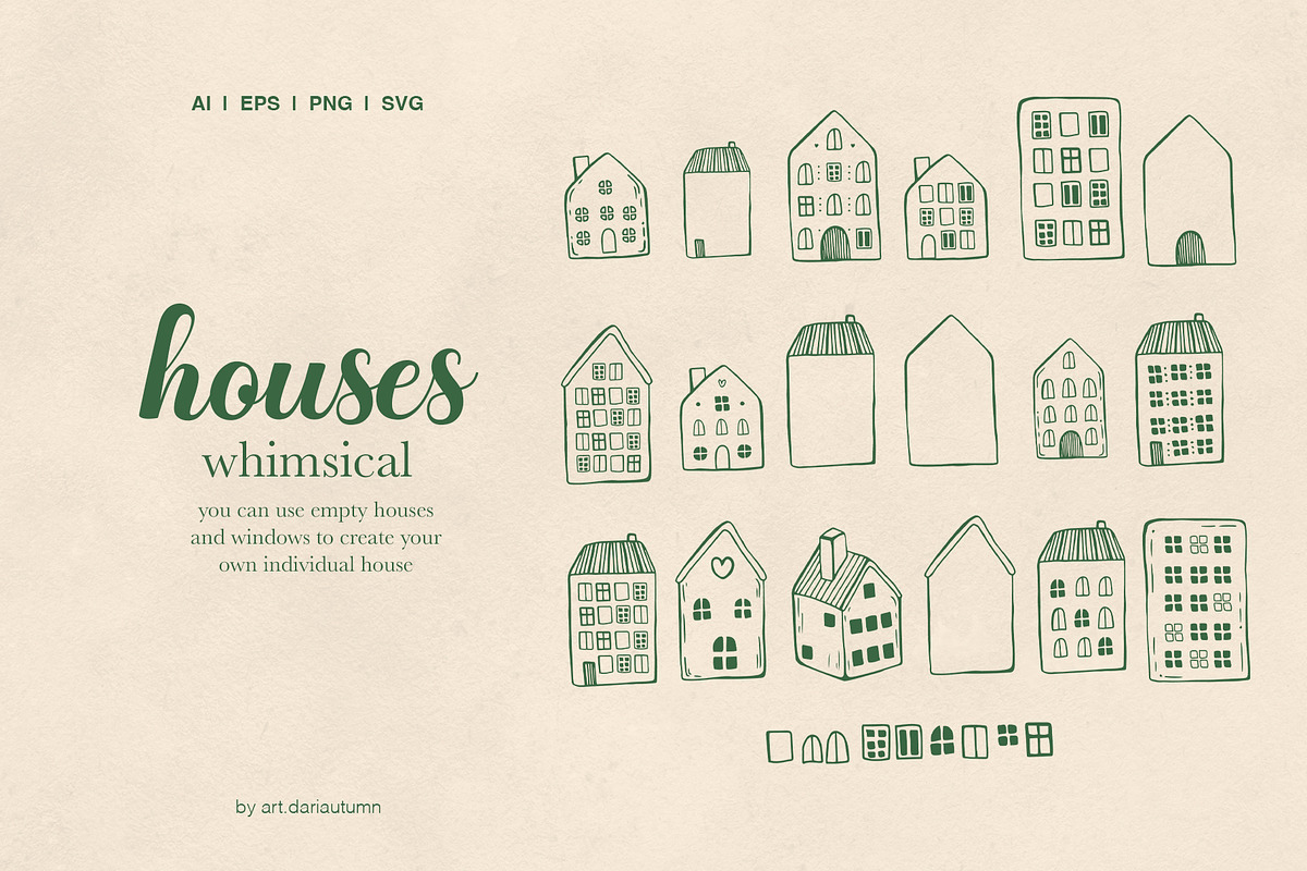 Whimsical Christmas Illustration Set, a Seasonal Illustration by Art Dari Autumn (Photo 6 of 16)