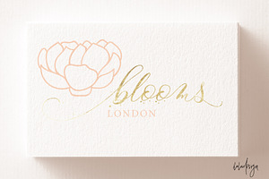 Elegant Rose Business Card