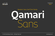 Qamari - Sans Serif Font Family