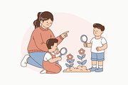 The Nurturing Touch Illustration, an Object Graphic by Jump Studio (Thumbnail 5 of 12)