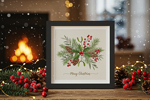Black Christmas Fame Mockup, a Product Mockup by Designer Dude