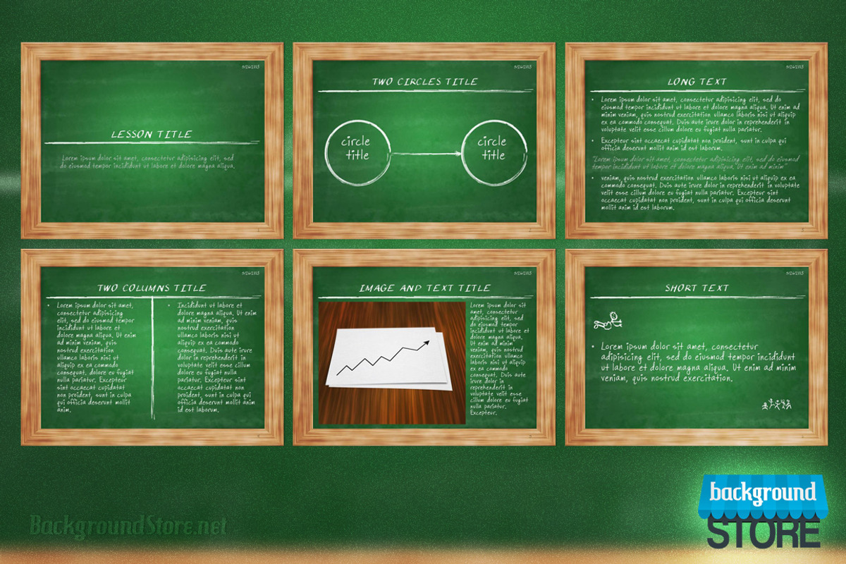 Blackboard PowerPoint Presentation, a Presentation Template by ...