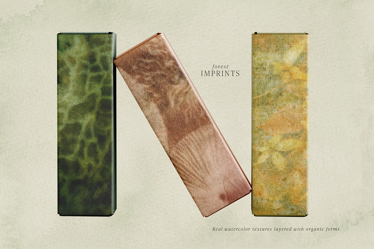 Forest Imprint Botanical backgrounds, a Background Graphic by Yuliya Derbisheva (Photo 6 of 11)