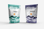 Stand Up Zip Lock Pouch Mockup Set, a Merchandise Mockup by dpi (Thumbnail 12 of 16)