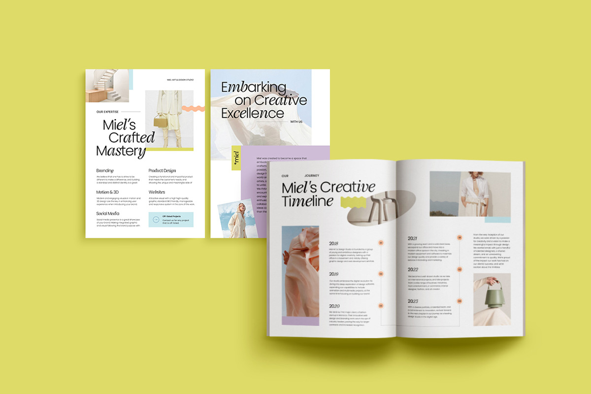 MIEL / Company Profile Ebook, a Marketing Template by Eviory (Photo 7 of 9)