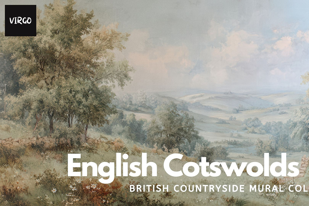 30+ English Cotswolds Bundle, a Decorative Illustration by Virgo Studio (Photo 1 of 6)