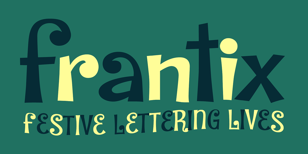 Frantix, a Handwritten Font by One Eyed Squid (Photo 1 of 7)