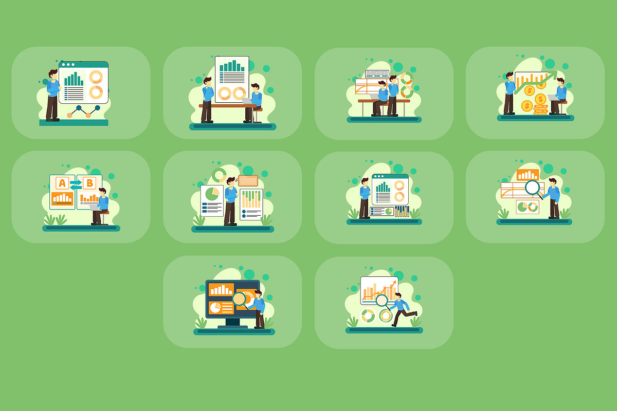 Data Analytic for Business Illustrat, an Illustration by baii09 (Photo 4 of 4)