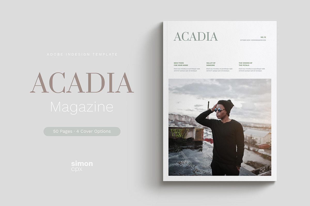 ACADIA Brochure / Magazine, a Brochure Template by Type Here Studio (Photo 13 of 13)