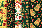 Mexican Cinco de Mayo Patterns, a Pattern Graphic by ilonitta (Thumbnail 2 of 8)