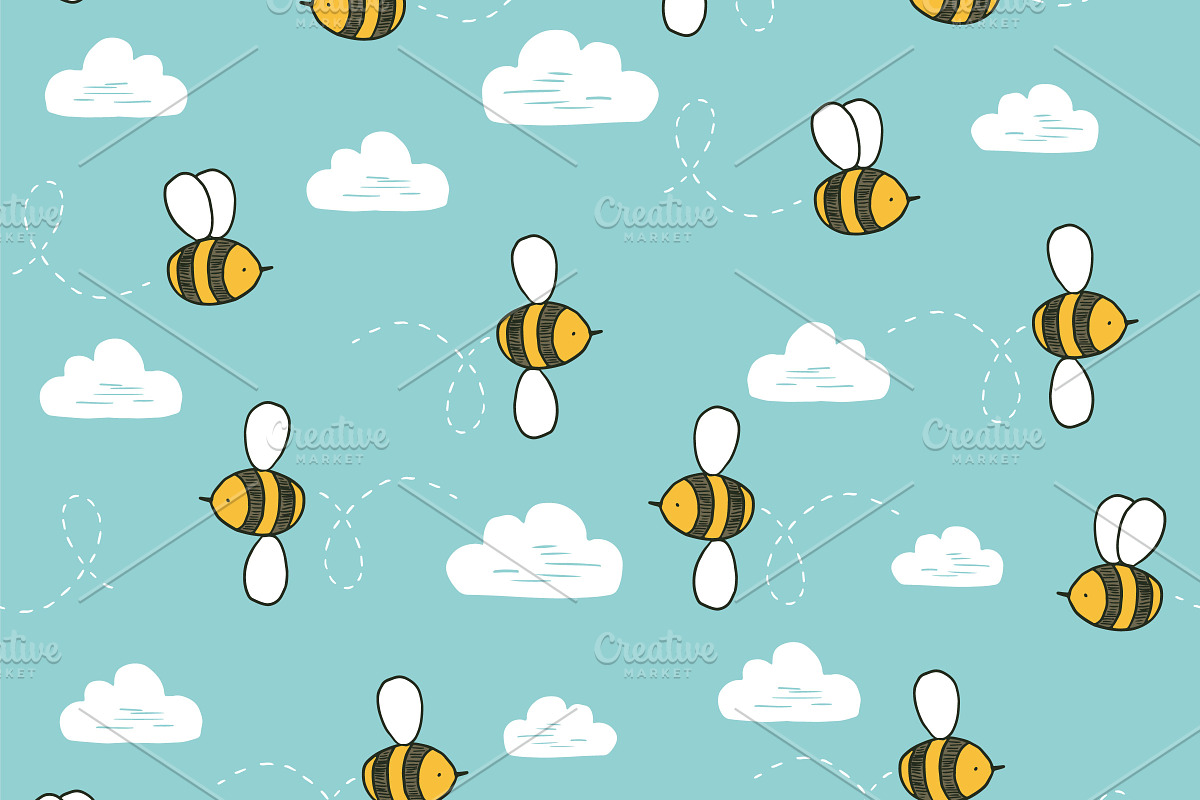 Baby textile prints collection, a Pattern Graphic by GooseFrol (Photo 22 of 33)