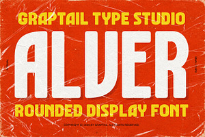 Alver - Rounded Display Font