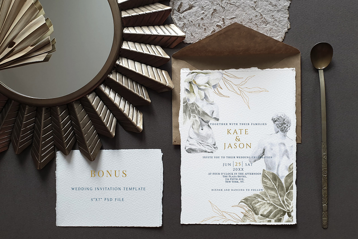 White Antique Aesthetics Watercolor, a Texture Illustration by Cat In Colour (Photo 10 of 10)