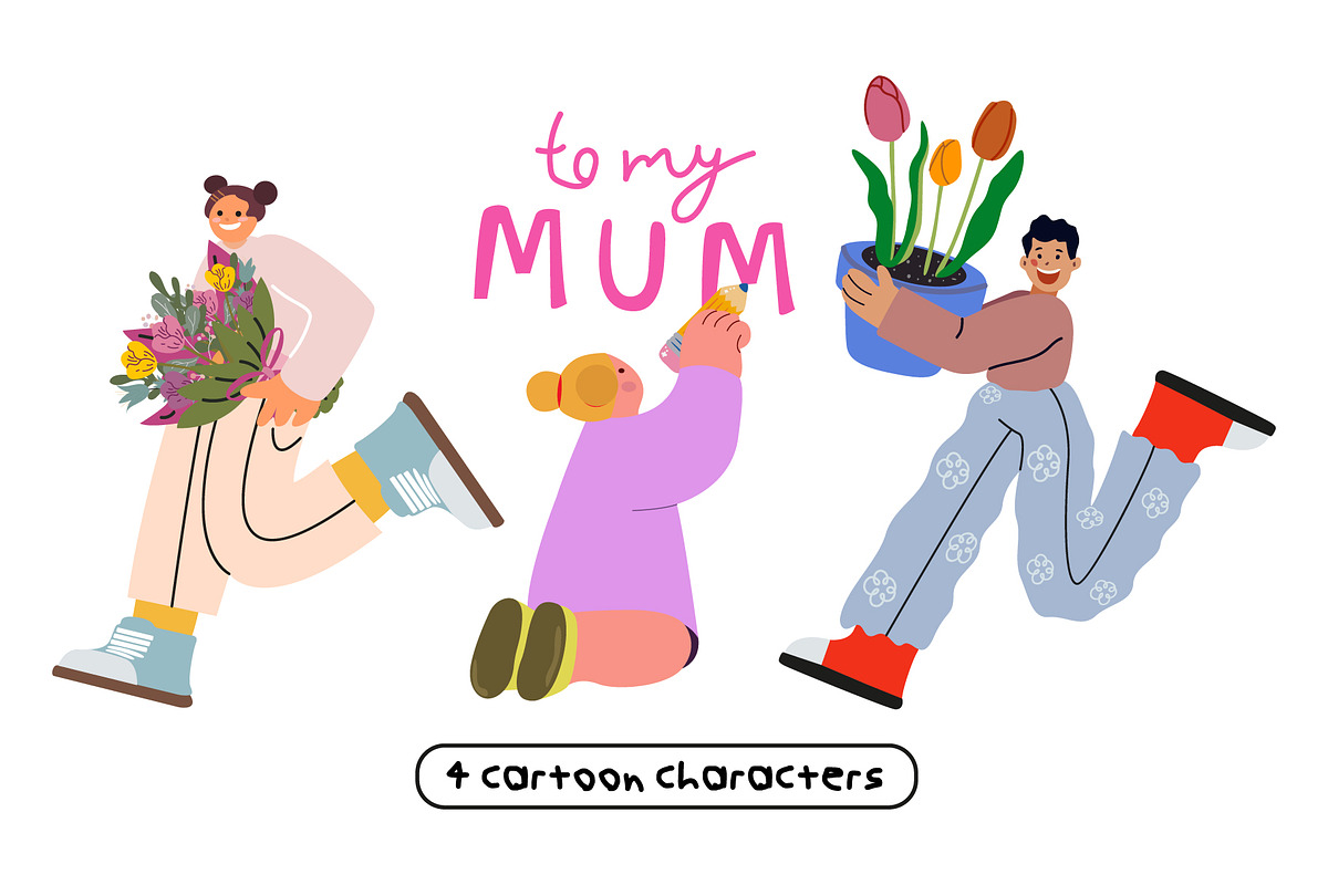 Mother's Day Collection, a Seasonal Illustration by Luamor (Photo 8 of 16)