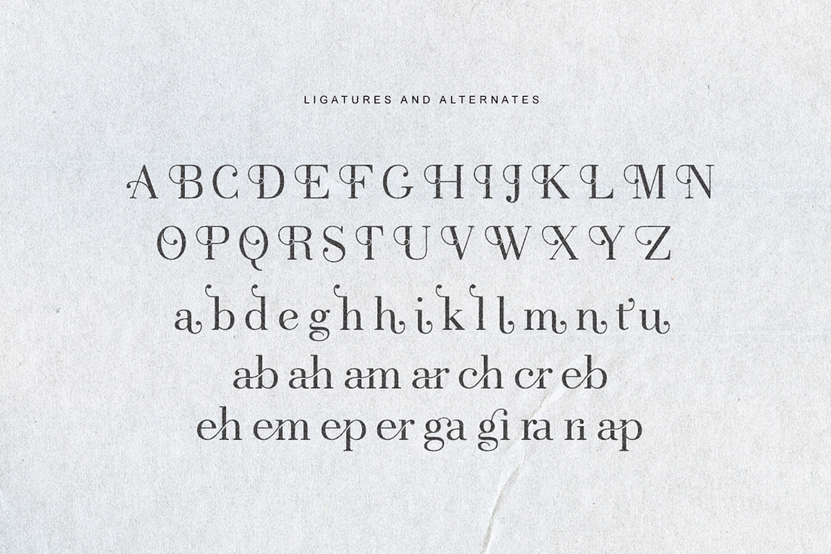Veloura Serif Font, a Serif Font by Stripes Studio (Photo 13 of 15)