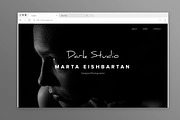 Dark Studio - Portfolio, a HTML Template by Storytics (Thumbnail 1 of 5)