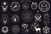 Deer Totem, an Animal Illustration by Salted Galaxy (Thumbnail 3 of 10)