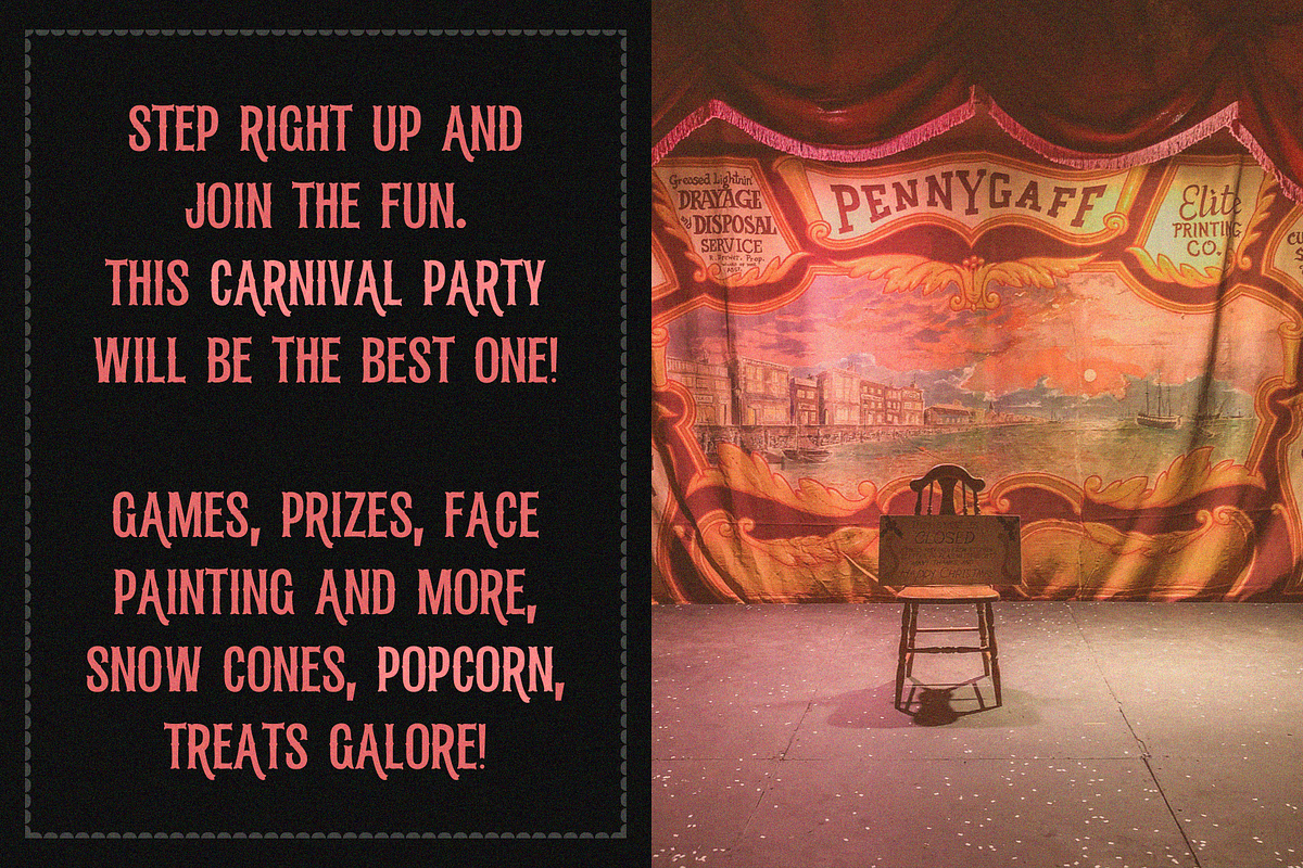 RUMBAMBAR - Vintage Serif Font, a Serif Font by vix.vix (Photo 2 of 6)