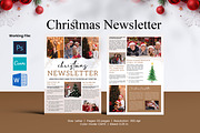 Christmas Newsletter Template, a Flyer Template by crazyOWL (Thumbnail 1 of 3)