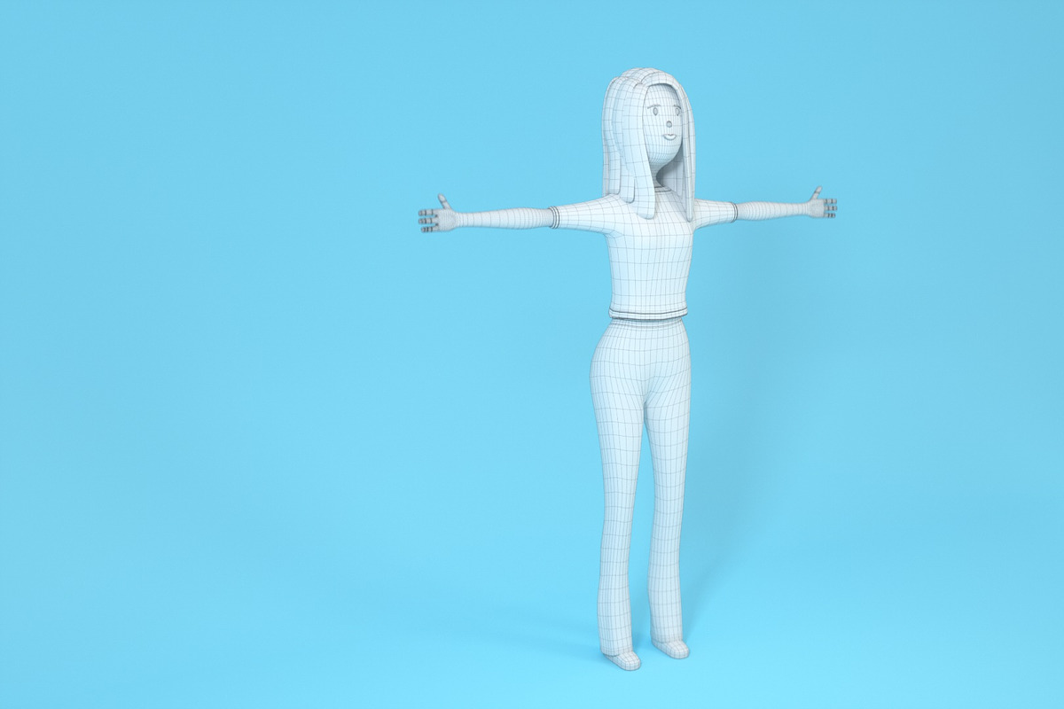Female Character Lucy, a Characters & Person 3D Model by 3DTreatment (Photo 6 of 32)