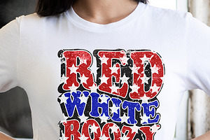 Red White Boozy Retro PNG