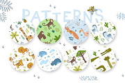 Safari. Design set., an Animal Illustration by kuchuk_design (Thumbnail 5 of 6)