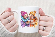 Best Friend Clipart Sublimation, an Illustration by Sublimation Artist (Thumbnail 5 of 6)