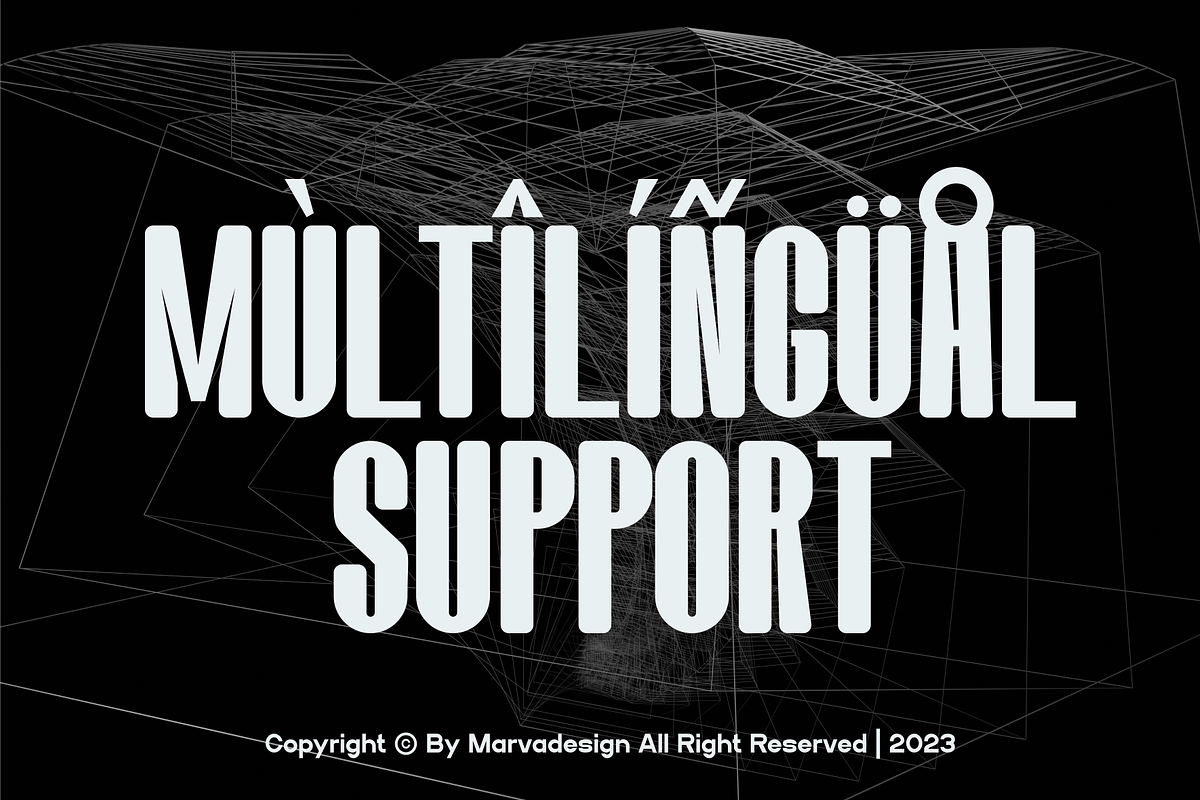 Aircore - A Modern Condensed Sans, a Sans Serif Font by Marvadesign (Photo 5 of 7)