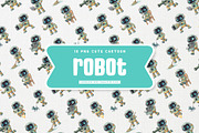 Adorable Robot Kids Cartoon, a Technology Illustration by Gohsantosa (Thumbnail 3 of 4)