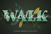 Garden Walk Font Duo, a Serif Font by Denise Chandler (Thumbnail 1 of 7)