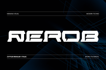 Modern Aerob-  Branding Logo Font