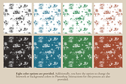 The Surfer Toile de Jouy Pattern, a Background Graphic by Hughes Studio (Thumbnail 10 of 13)