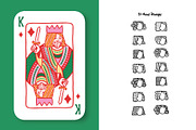 Whimsy Playing Cards for Procreate, a Brush Add-On by Pencil Twist (Thumbnail 5 of 11)