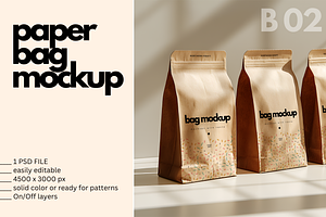 Paper Bag Mockup B02