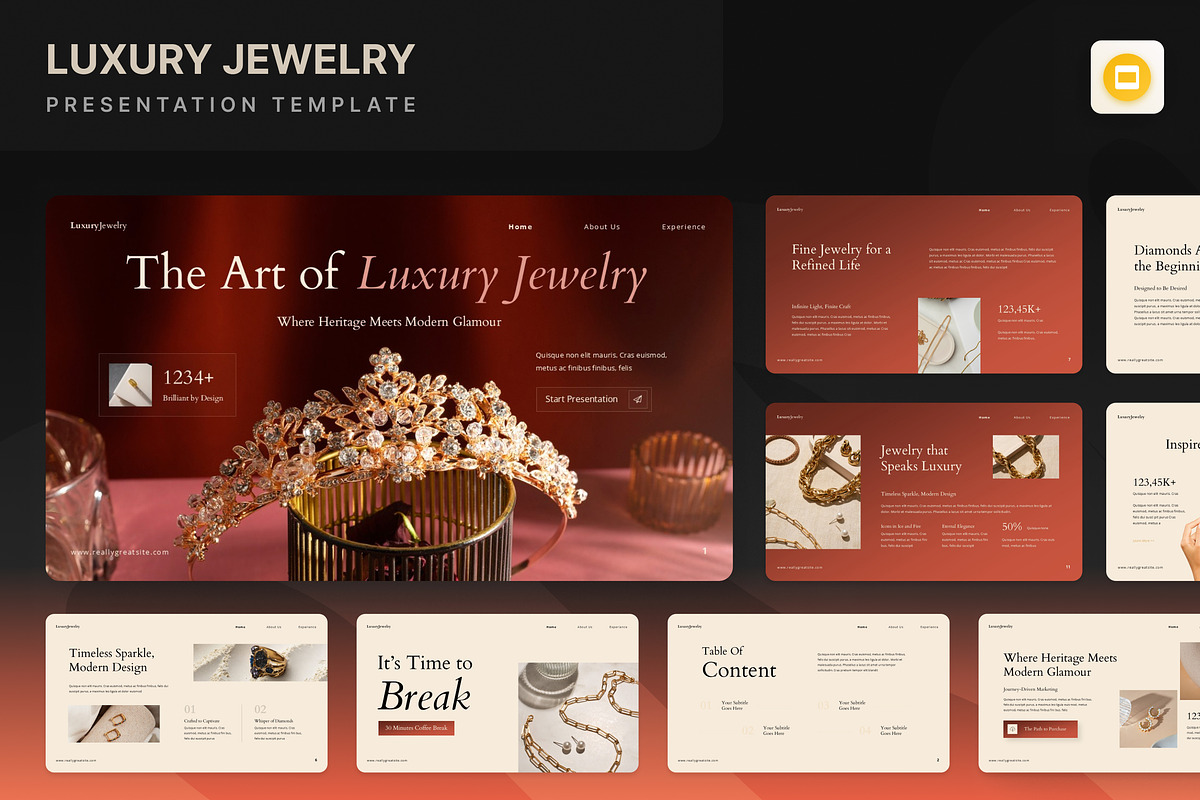 Luxury Jewelry Presentation